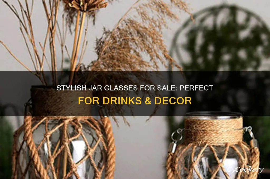 jar glasses for sale