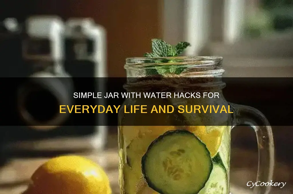 jar with water