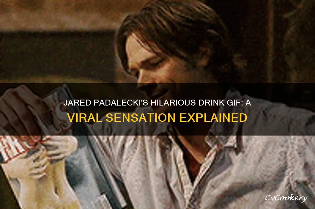 jared padalecki drink gif