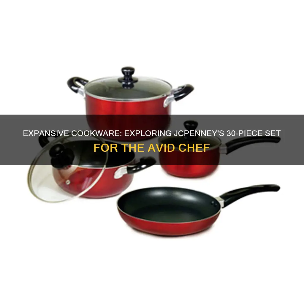 jcpenney 30 pc cookware set