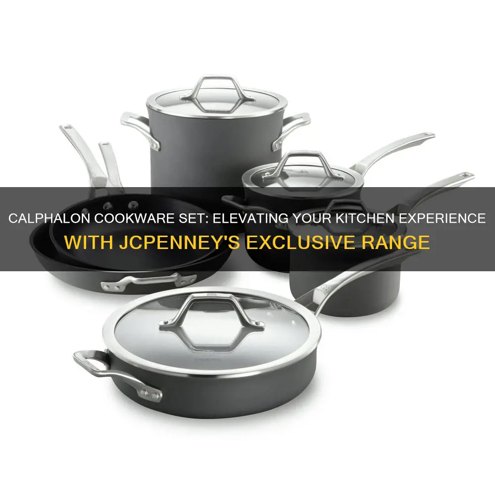 jcpenney calphalon cookware set