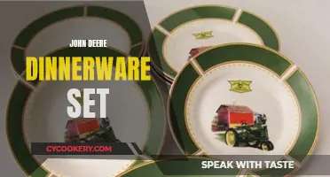 Rustic Charm: Elevating Mealtimes with the John Deere Dinnerware Set