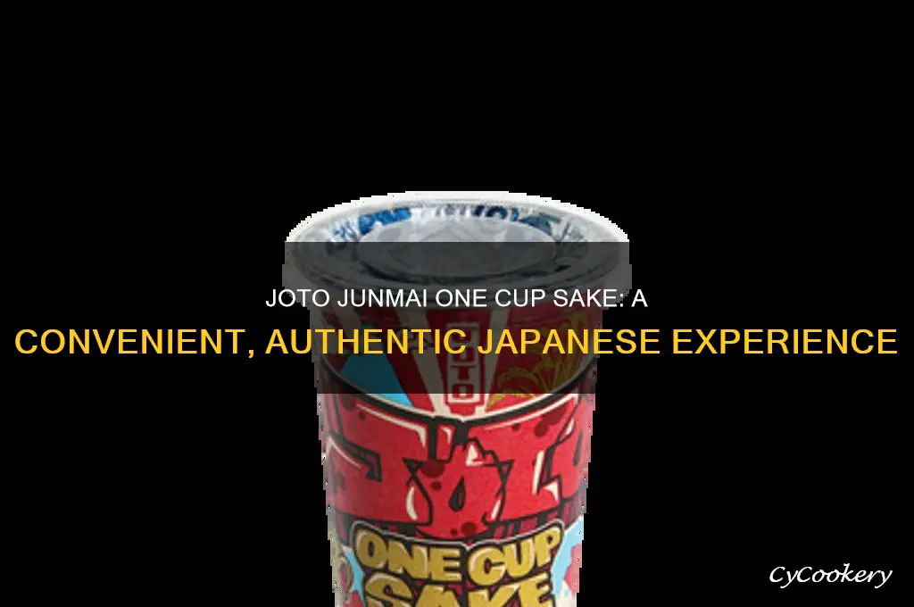 joto junmai one cup sake