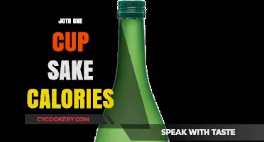 Joto One Cup Sake Calories: A Quick Nutritional Breakdown