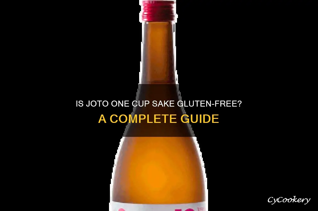 joto one cup sake gluten free