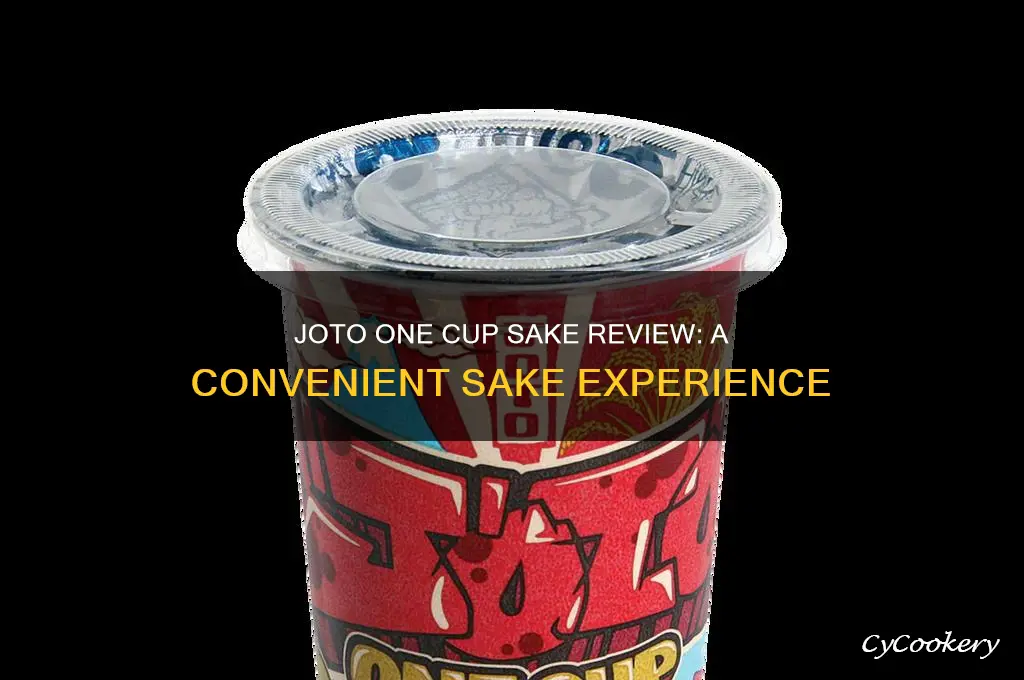 joto one cup sake review