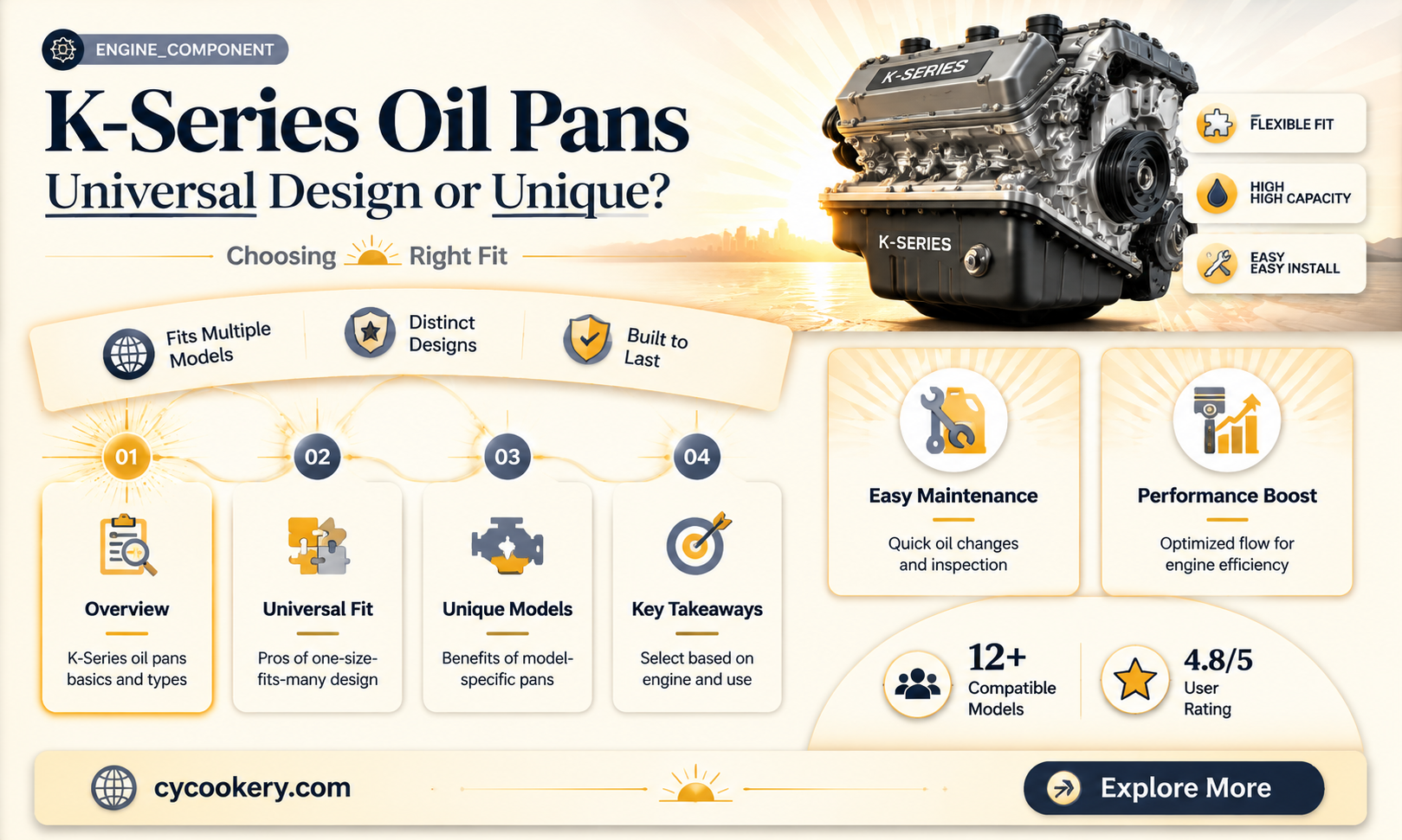 are all k series oil pans the same