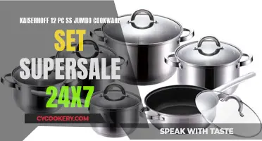 Jumbo Cookware, Super Savings: Kaiserhoff 12-Piece Set on Round-the-Clock Sale