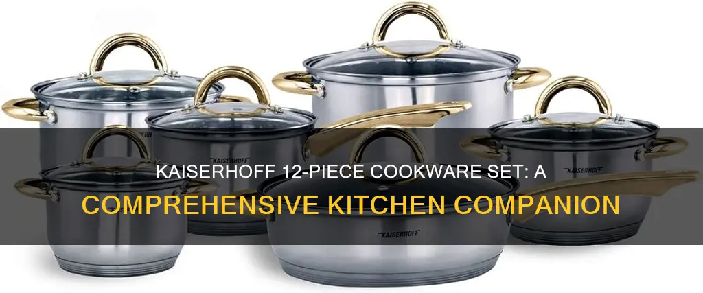 kaiserhoff 12 piece cookware set