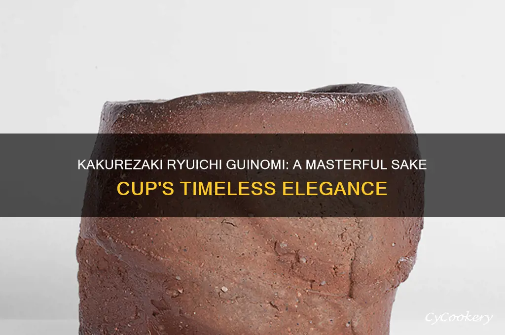 kakurezaki ryuichi guinomi sake cup