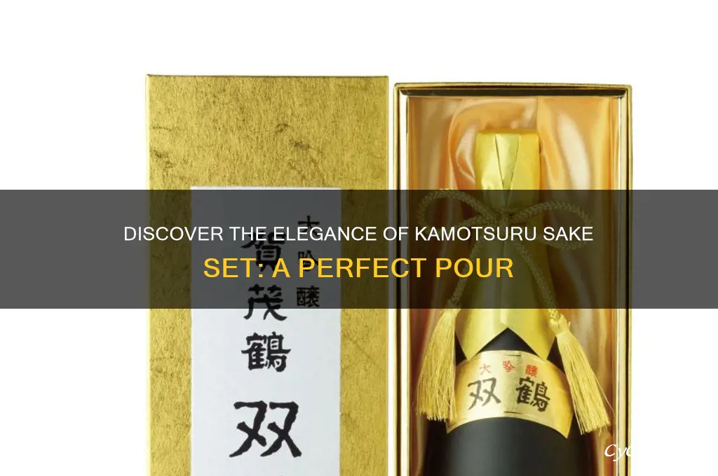 kamotsuru sake set