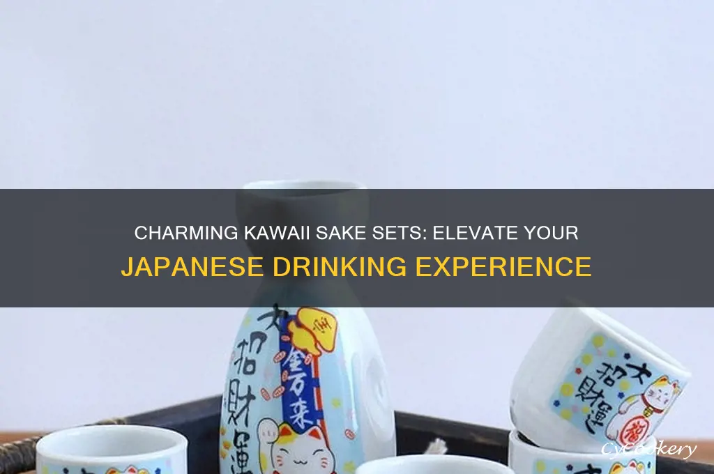 kawaii sake set