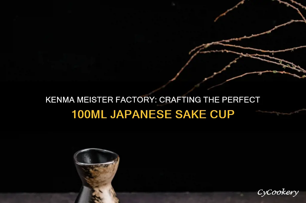 kenma meister factory japanese sake cup 100ml