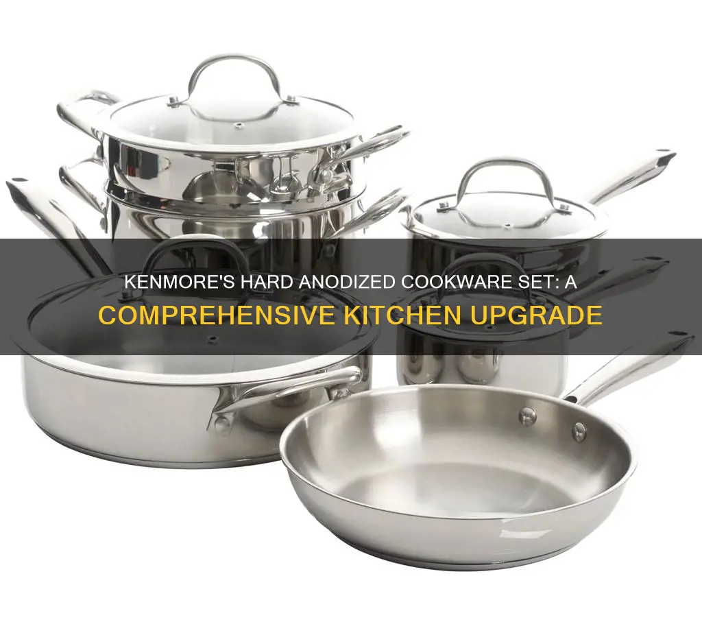 kenmore 10 pc hard anodized interior cookware set