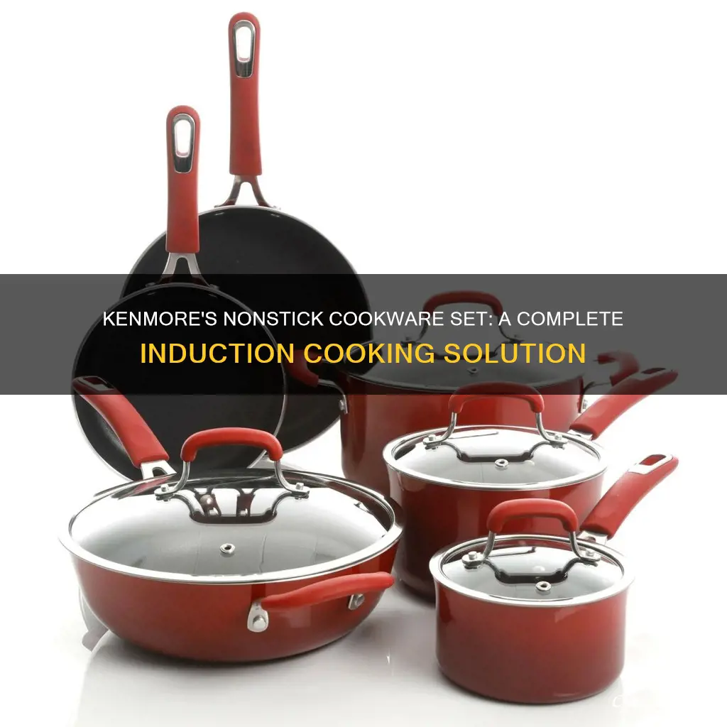 kenmore nonstick 12-piece induction cookware set