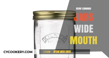 Wide Mouth Kerr Canning Jars: Perfect for Preserving and Storing