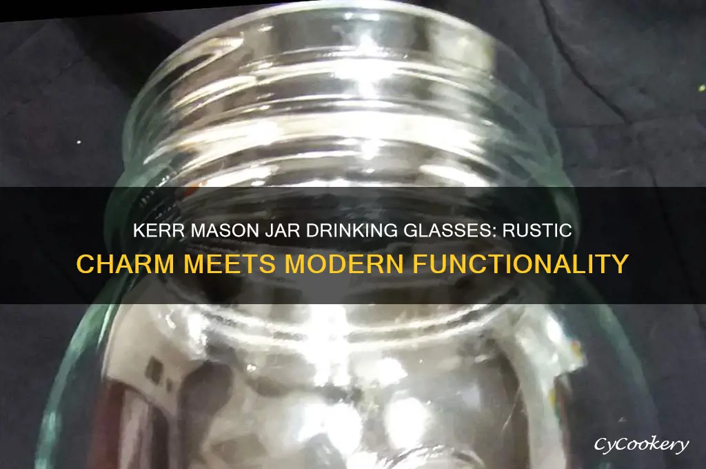 kerr mason jar drinking glasses