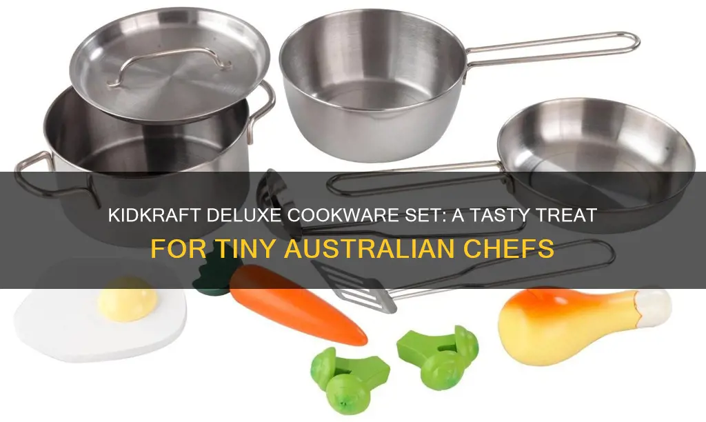 kidkraft deluxe cookware set australia