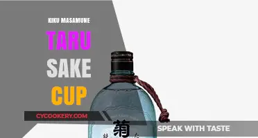 Kiku Masamune Taru Sake Cup: A Traditional Japanese Drinking Experience