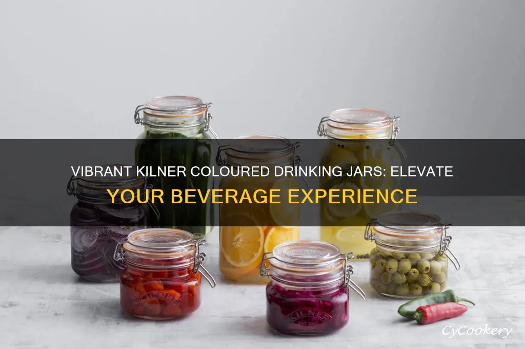 kilner coloured drinking jars