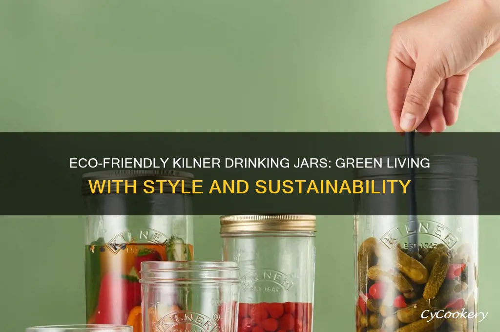 kilner drinking jars green