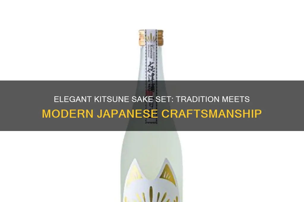 kitsune sake set