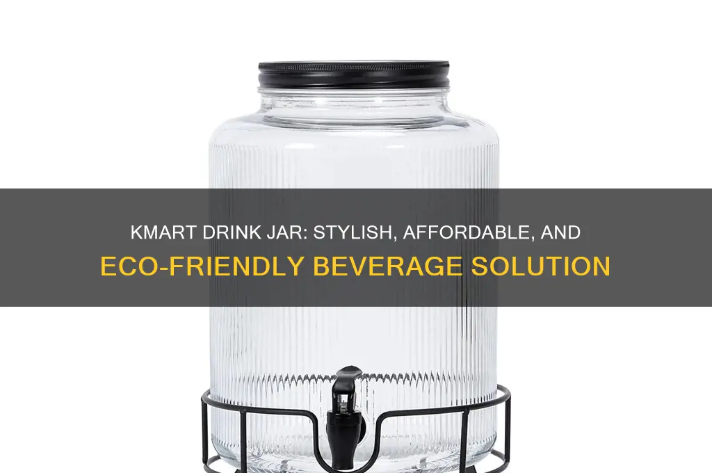 kmart drink jar