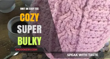 Quick Knit Super Bulky Tea Cozy: Easy DIY Project