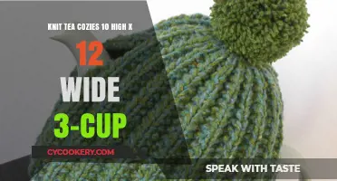 Cozy Knit Tea Cozies: Perfect 3-Cup Fit, 10x12 Size Guide