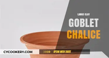 Crafting Timeless Elegance: The Art of Large Clay Goblet Chalices