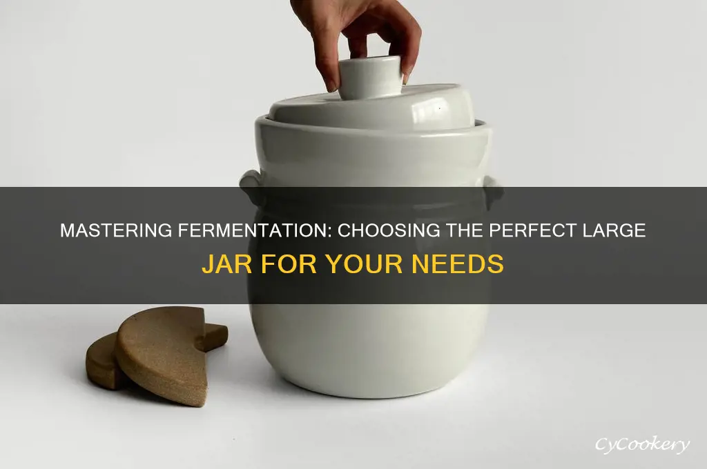 large fermentation jar