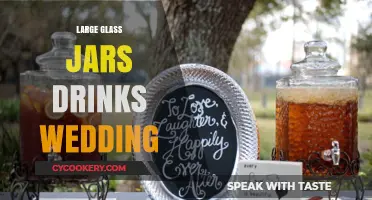 Elegant Large Glass Jars for Wedding Drinks: Creative Ideas & Tips