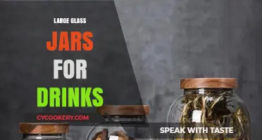 Stylish Large Glass Jars: Elevate Your Drink Presentation and Storage
