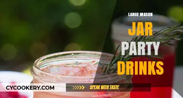 Creative Large Mason Jar Party Drinks for Every Celebration