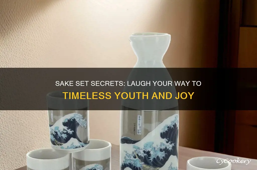 laugh to stay young sake set