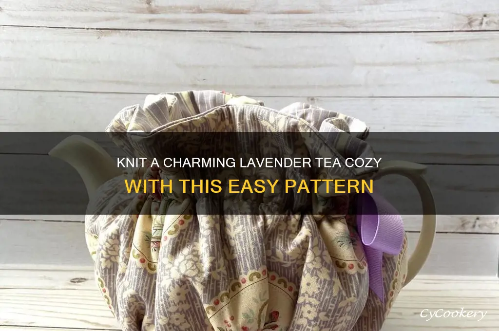 lavender tea cozy pattern knitting