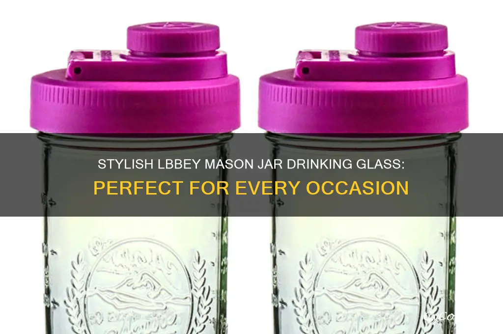 lbbey mason jar drinking glass