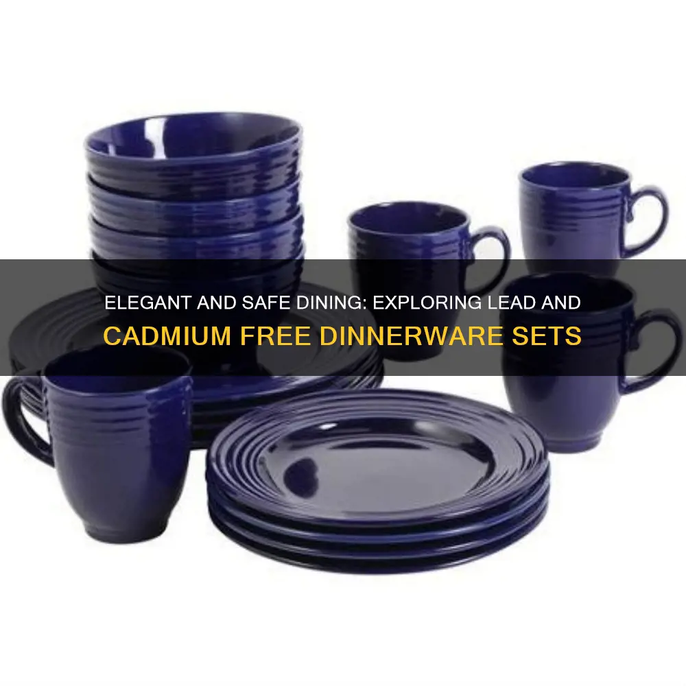 lead and cadmium free dinnerware sets