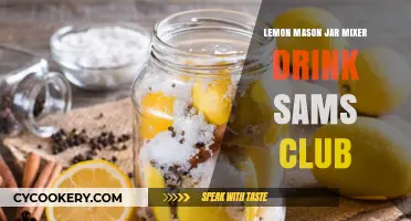 Refreshing Lemon Mason Jar Mixer Drink: Sam's Club Exclusive Recipe