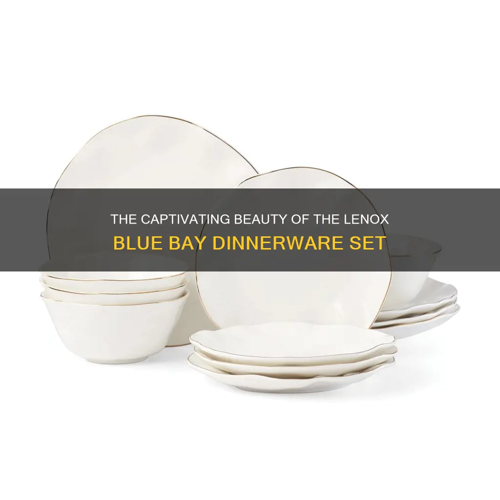 lenox blue bay dinnerware set