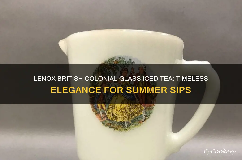 lenox british colonial glass iced tea