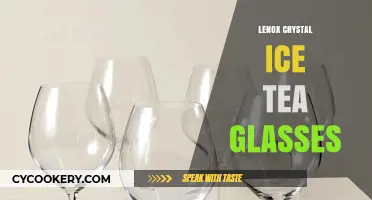 Elegant Lenox Crystal Ice Tea Glasses: Perfect for Summer Refreshment