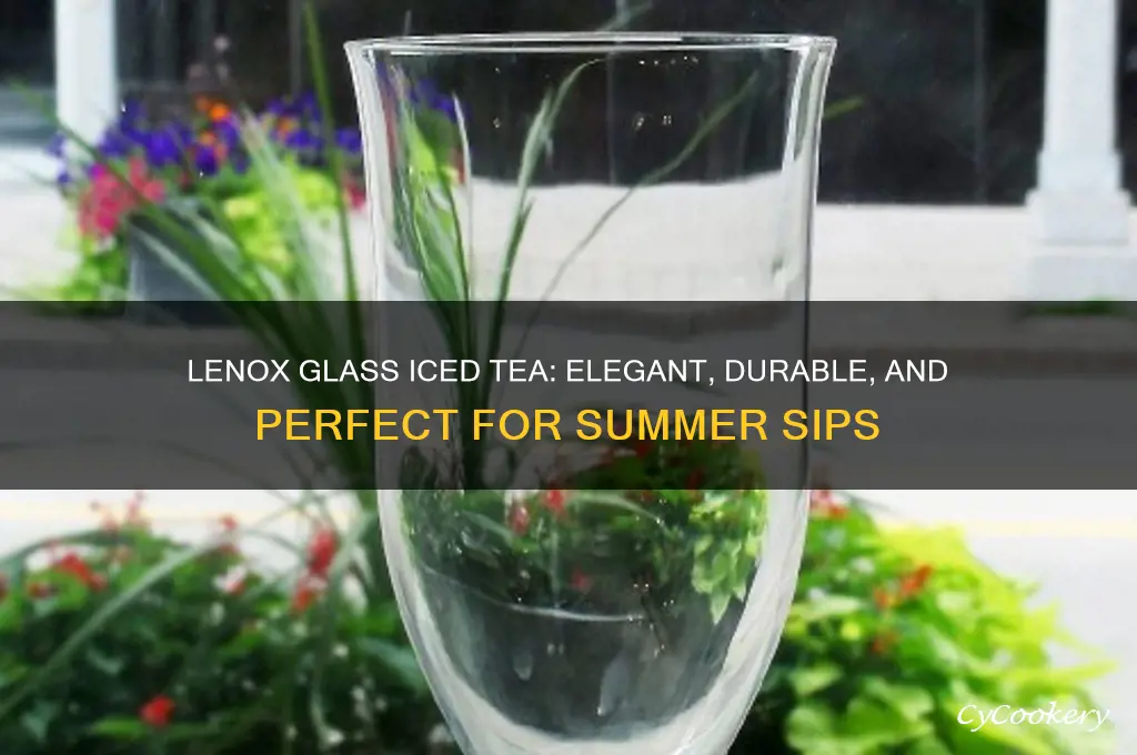 lenox glass ice tea
