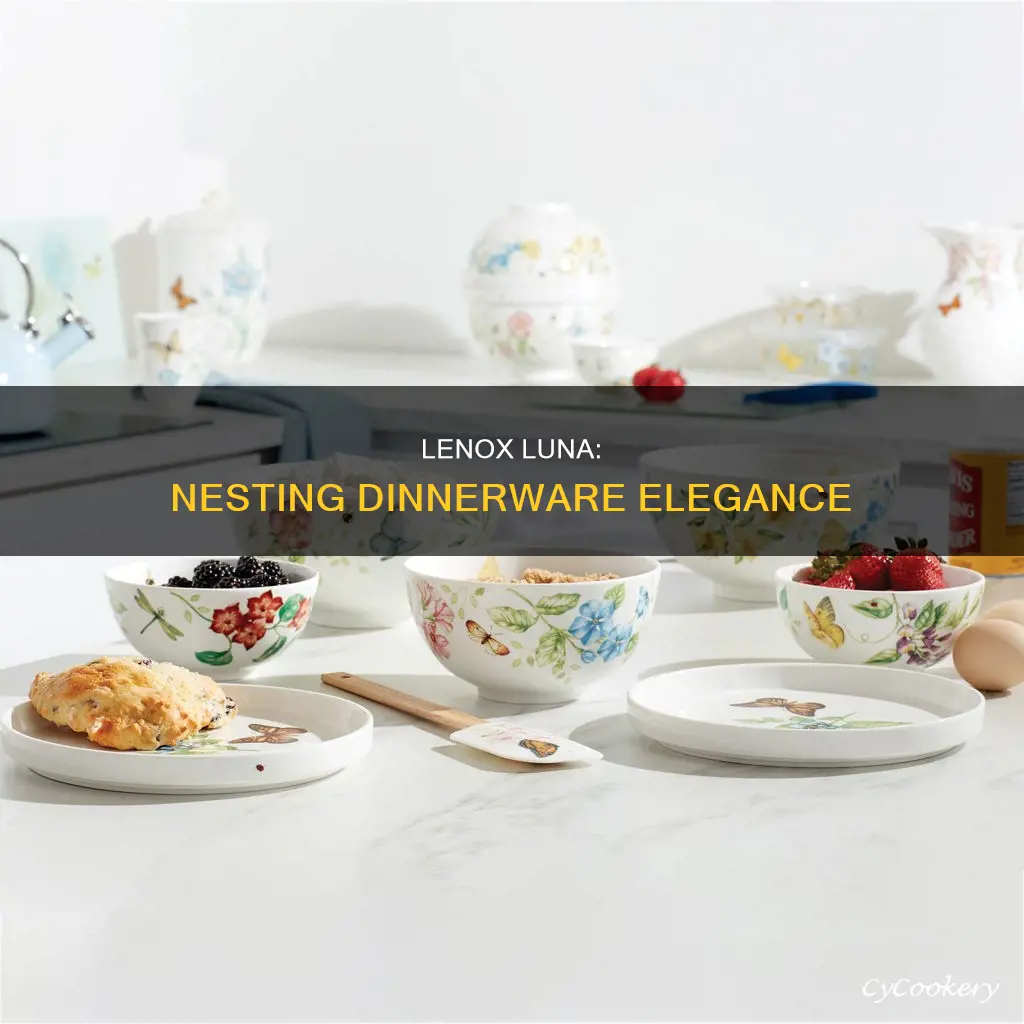 lenox luna nesting dinnerware set