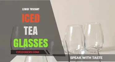 Elegant Lenox Tuscany Iced Tea Glasses: Perfect for Summer Refreshment