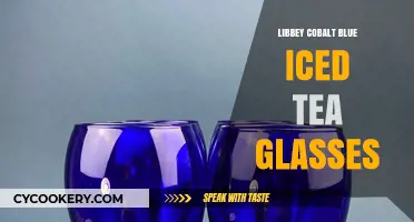 Elegant Libbey Cobalt Blue Iced Tea Glasses: Perfect Summer Sips