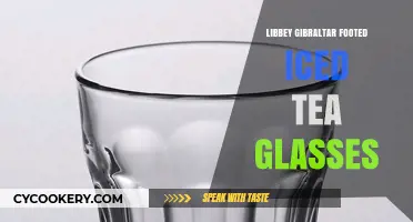 Elegant Libbey Gibraltar Footed Iced Tea Glasses: Perfect for Refreshing Beverages
