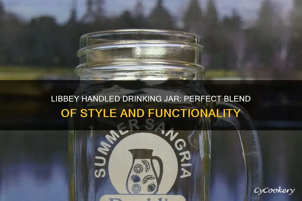 libbey handled drinking jar