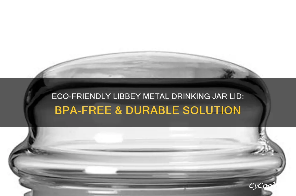 libbey metal drinking jar lid bpa free