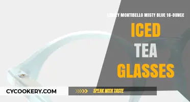 Elegant Libbey Montibello Misty Blue Glasses for Iced Tea Lovers